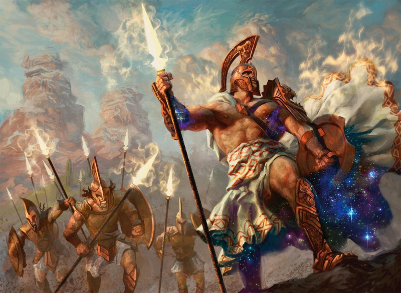 Illustration for article titled Legends walk among us in this Magic the Gathering: Born of the Gods art